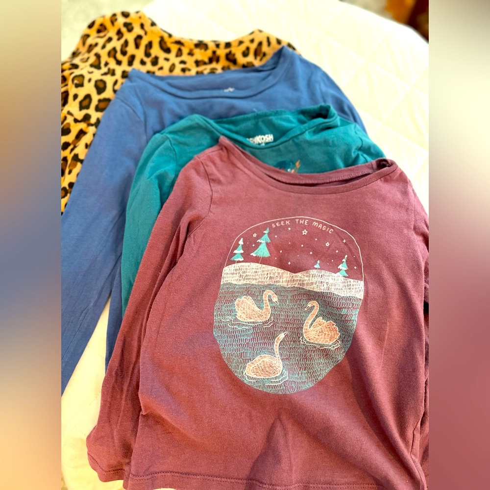 3T Long sleeve tshirts, Gap and Carters